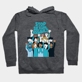 Sexual Assault Awareness Tshirt, Teal Ribbon Support Squad Sexual Assault awareness, Stop Sexual assault Hoodie